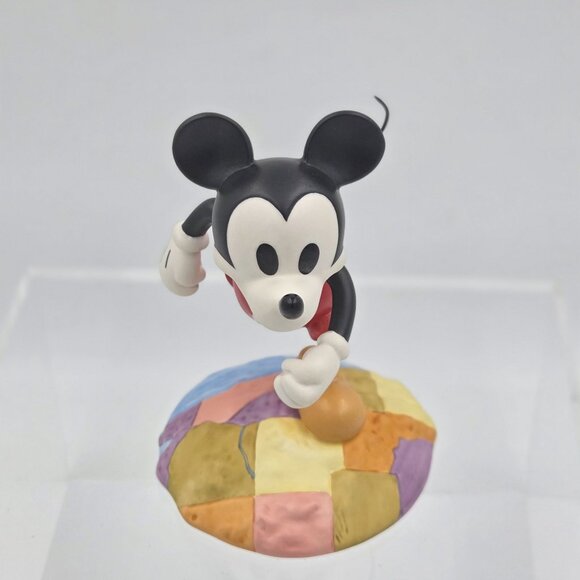 WDCC Mickey Mouse Thru the Mirror on Top of the World Sculpture with Cloisonné P - Picture 9 of 9